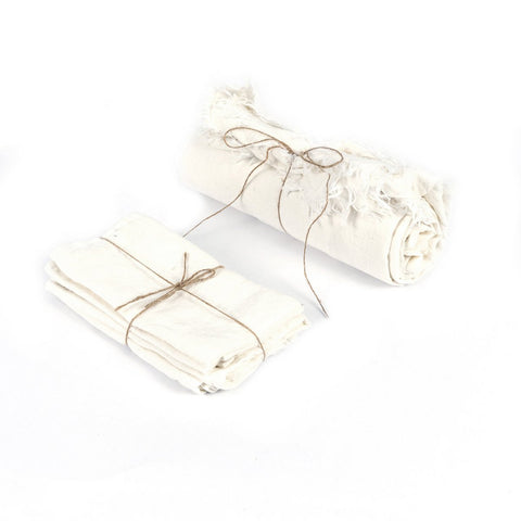 Rectangular Tablecloth in Pure Linen (150x250 cm) - Optical White