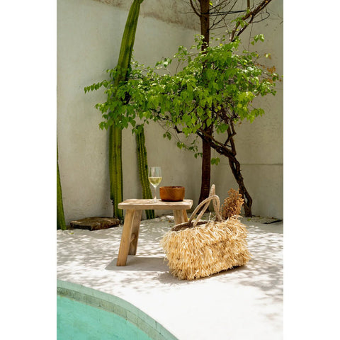 Insalatiera in Radice di Teak – Naturale (Piccola, Ø 15 cm)
