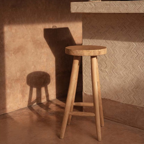 Sgabello da bar in legno