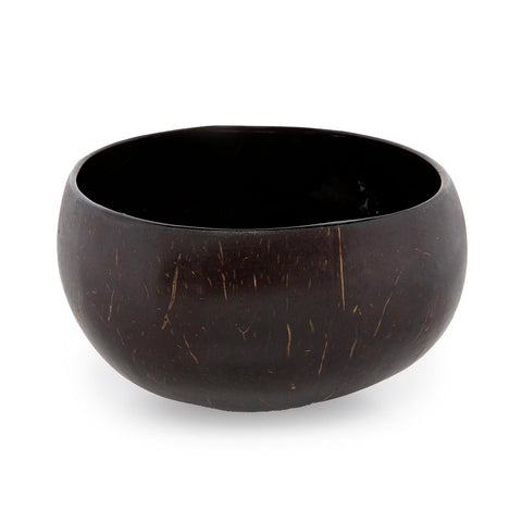Ciotola in guscio di noce di cocco nero naturale Coco Food Bowl