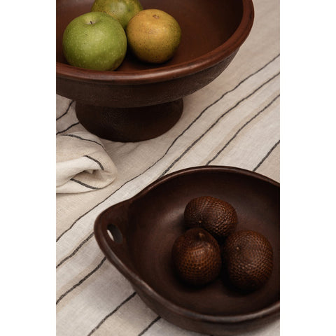Fruttiera Etnica in Terracotta Naturale M (30 cm)