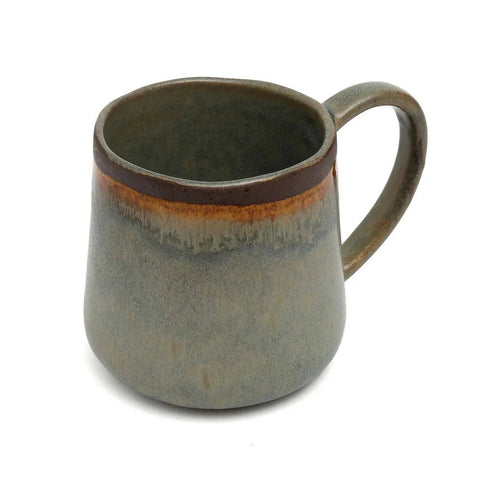 Tazza in Gres Portoghese Côa – Marrone e Verde (Grande, 440 g)