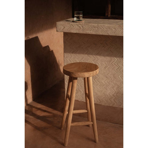 Sgabello da Bar Kedut – Naturale