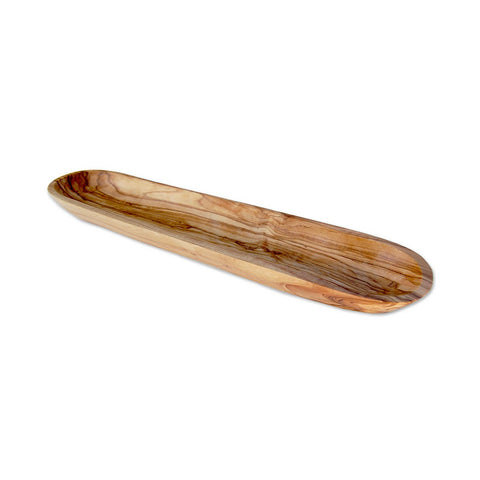 Portaoggetti bagno in legno d’ulivo 30 cm multiuso
