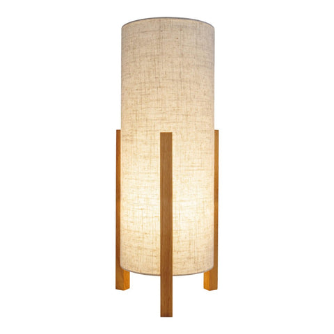 Lampada "Matilda" in Legno Naturale e Tessuto – 52 cm