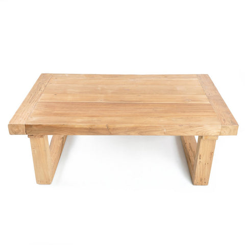 Reclaimed Teak Coffee Table – Natural
