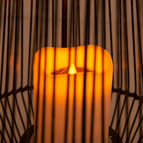 Lampada Solare a LED da Esterno "Plasto" (Ø 26 cm) – Marrone & Warm Effect