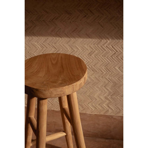 Sgabello da Bar Kedut – Naturale
