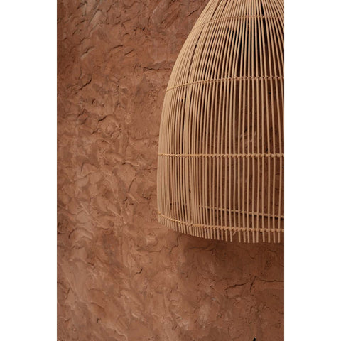 Paraluce da parete Lalo in rattan naturale – L