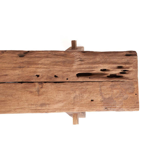 Panca Rustica in Legno di Teak Naturale