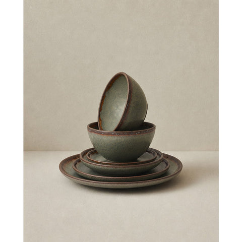 Piatto da Antipasto in Gres con Smalto Reattivo Côa (Ø 17 cm)