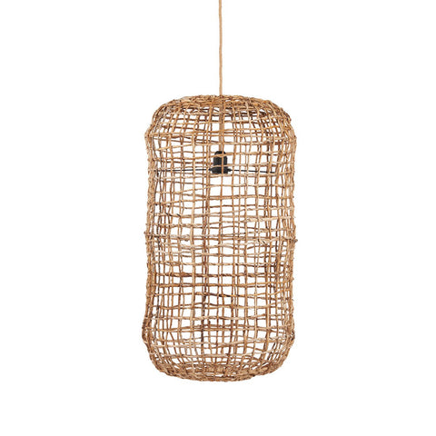 Lampadario a Sospensione in Foglia di Banana The Kuso – Naturale (Grande, H 74 cm)