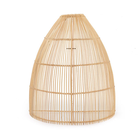 Paraluce da parete Lalo in rattan naturale – L