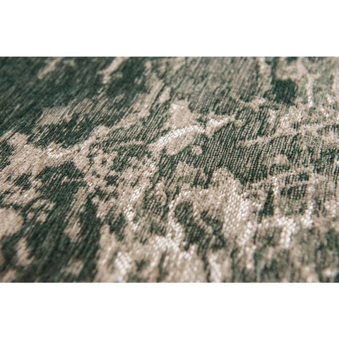 Louis De Poortere Tappeto Flatweave Eco-Sostenibile "Cracks" – Pino Scuro
