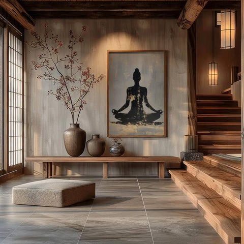 stampa fine art japandi elegante meditativa