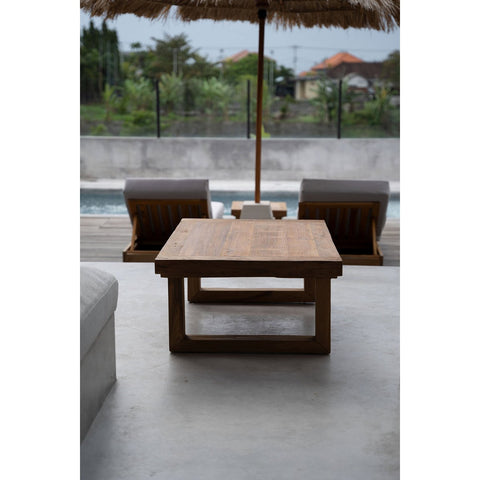 Reclaimed Teak Coffee Table – Natural