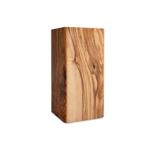 portautensili quadrato legno ulivo cucina