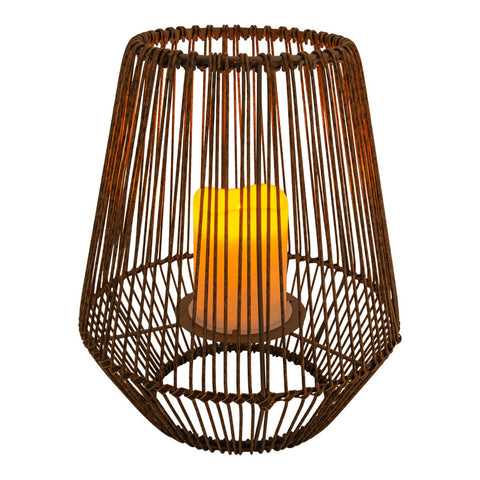 Lampada Solare a LED da Esterno "Plasto" (Ø 26 cm) – Marrone & Warm Effect