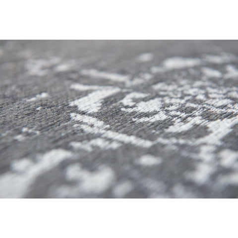 Louis De Poortere: Tappeto Flatweave "Medallion" – Stone (Grigio Pietra)