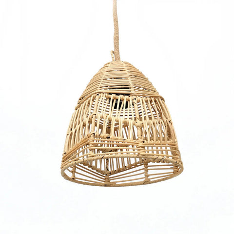 Lampadario a Sospensione in Rattan La Bala – Naturale (Piccolo, Ø 24 cm)