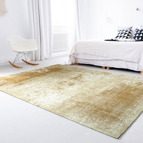 Louis De Poortere Tappeto Astratto Eco – Mercury / Giallo Dorato Collezione Virgin Land