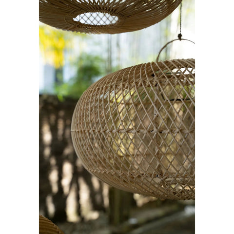 Lampada a Sospensione in Rattan The Wholly – Naturale / Beige L