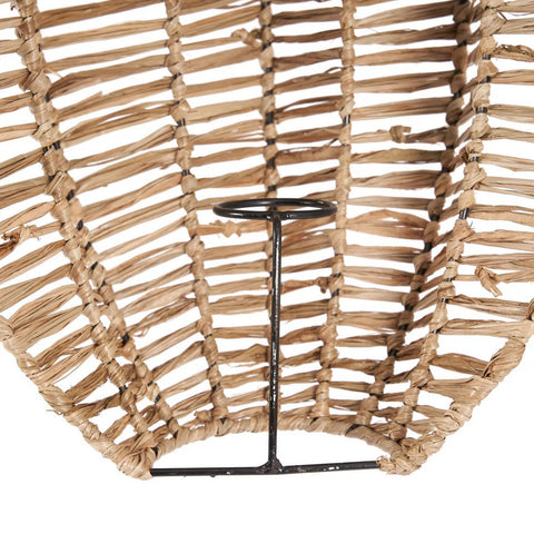 Applique da Parete in Rafia Intrecciata Avanti – Naturale (Media, H 40 cm)