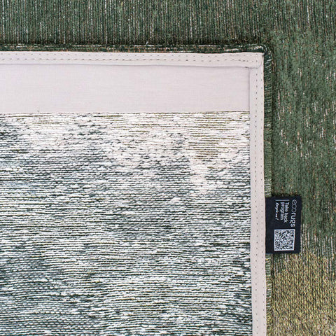 Louis De Poortere Tappeto Flatweave Eco-Sostenibile "Lagoon" – Verde Palma