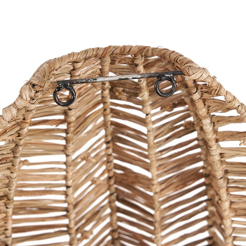 Applique da Parete in Rafia Intrecciata Avanti – Naturale (Media, H 40 cm)