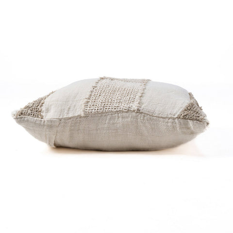 Fodera per Cuscino in Fili di Lino – Bianco Naturale (50x50 cm)
