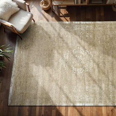 Louis De Poortere Tappeto Vintage Medaglione Eco