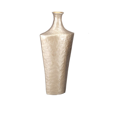 Vaso Scultoreo Slanciato in Alluminio – Sabbia