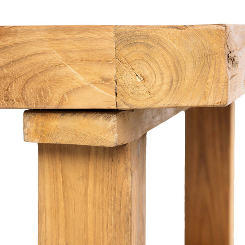 Reclaimed Teak Coffee Table – Natural