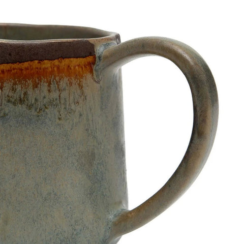 Tazza in Gres Portoghese Côa – Marrone e Verde (Grande, 440 g)