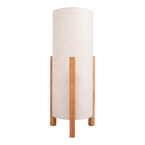Lampada "Matilda" in Legno Naturale e Tessuto – 52 cm
