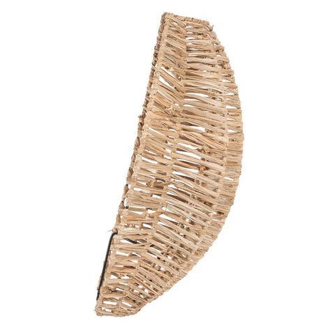 Applique da Parete in Rafia Intrecciata Avanti – Naturale (Media, H 40 cm)
