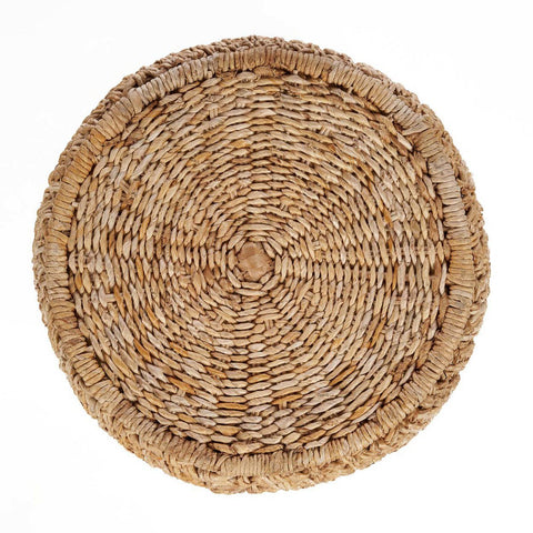 Sgabello e Tavolino in Intreccio Naturale Zarkah (48x45 cm)