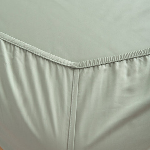 Tanboocel™ 400TC Bamboo Bedding Set in Sage Green – 3-Piece Single Set
