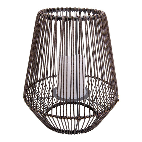 Lampada Solare a LED da Esterno "Plasto" (Ø 26 cm) – Marrone & Warm Effect