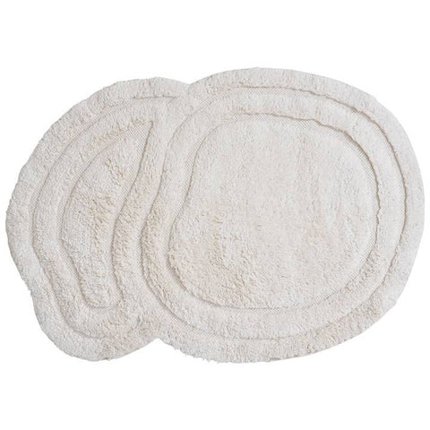 Zayn Tappeto da Bagno Japandi Naturale 80x100 cm in Cotone