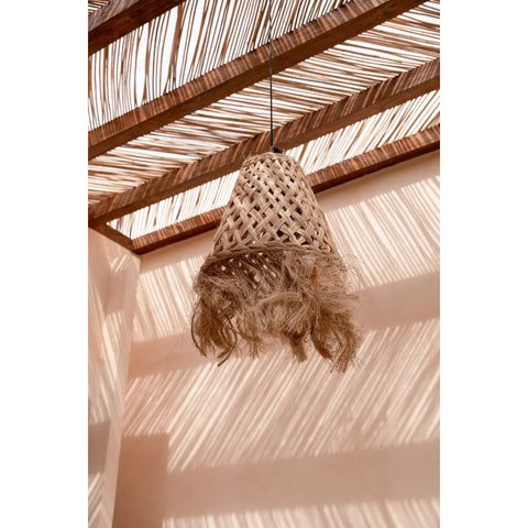 Il pendente Jelly Fish in abaca - Naturale - M