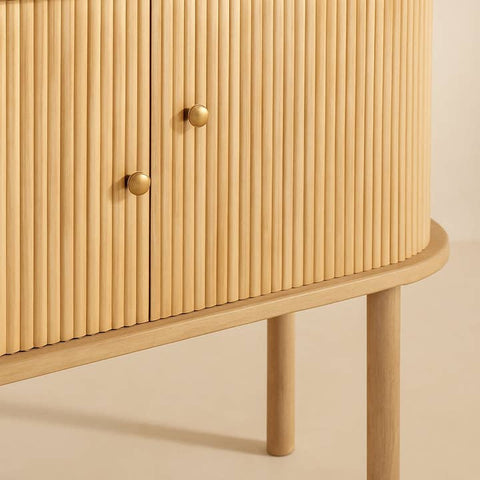 Credenza Japandi in Legno Naturale Hector