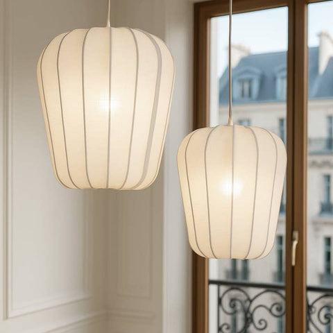 Lampada a sospensione stile Japandi 