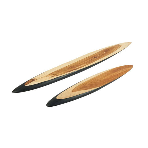 Piatto e Vassoio per Tapas XL in Legno di Teak (100 cm)