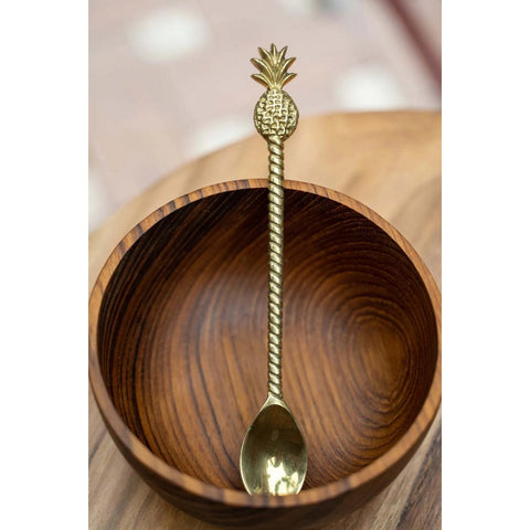Insalatiera in Radice di Teak – Naturale (Piccola, Ø 15 cm)
