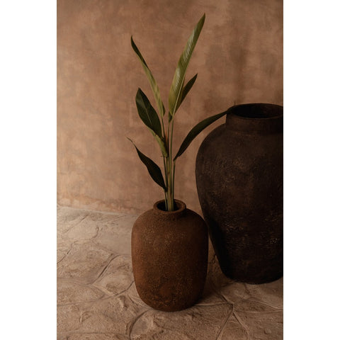 Vaso Clay Echo L in terracotta Japandi