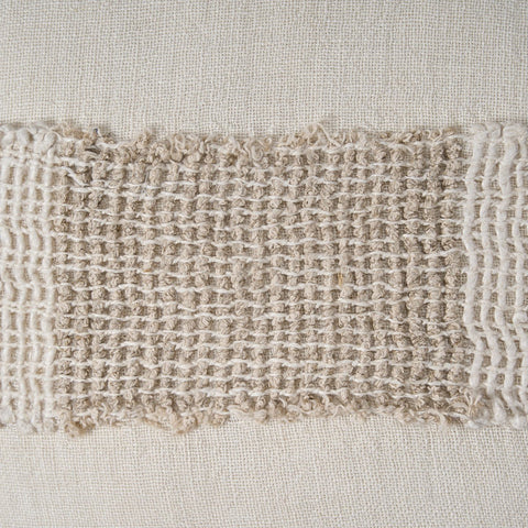 Fodera per Cuscino in Fili di Lino – Bianco Naturale (50x50 cm)
