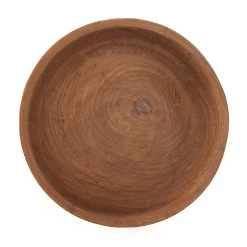 Ciotola Zen in Legno Massello di Teak – Naturale (Ø 25 cm)