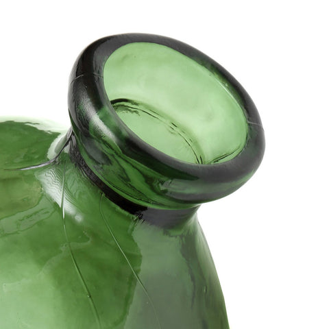 Vaso da Terra Scultoreo in Vetro Jinsuo – Verde (Altezza 73 cm)