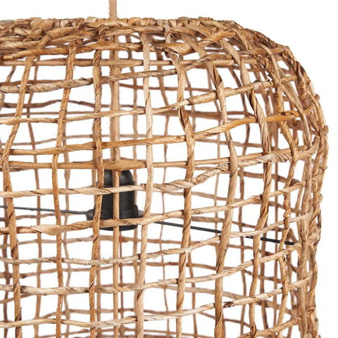 Lampadario a Sospensione in Foglia di Banana The Kuso – Naturale (Grande, H 74 cm)